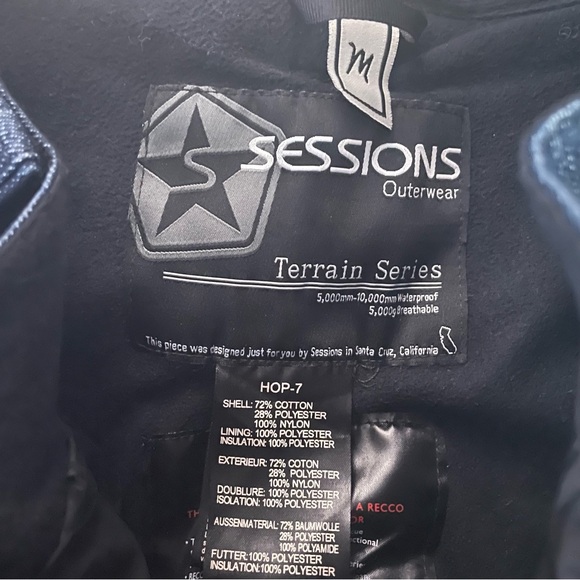 Sessions Recco denim snowboard pants size M - Picture 11 of 11